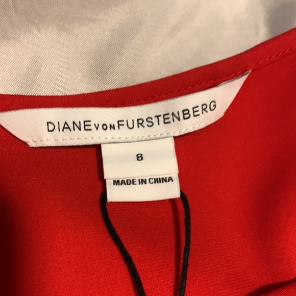 NWT Diane Von Furstenberg Zoe Dress Sz 8 - Picture 8 of 14